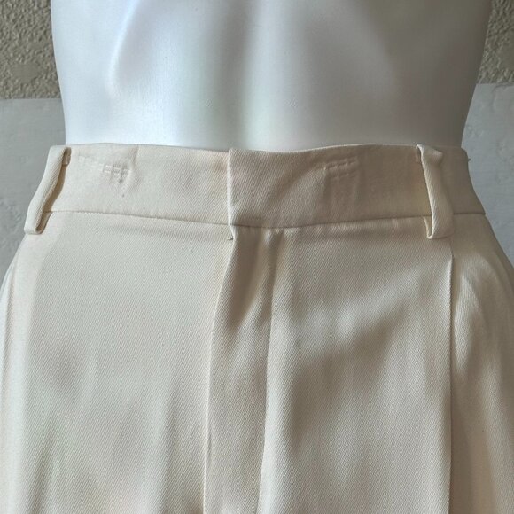 nwt VTG 100% SILK Slacks ivory dress pants size 12 Linda Allard Ellen Tracy - Picture 16 of 16